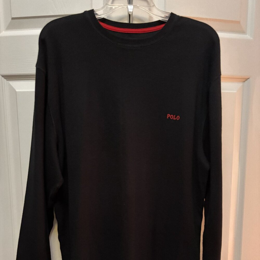 Polo Ralph Lauren Men’s Black Long Sleeve Thermal Shirt Size 2XL  Size: Men’s 2X